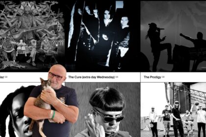 Stary Dziad z kotem na tle lineup'u Pohoda Festival 2026 – The Cure, Gorillaz, The Prodigy i inne gwiazdy
